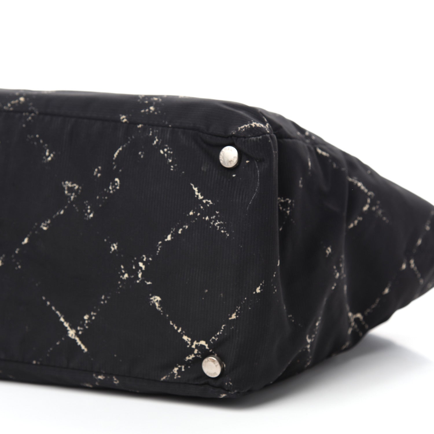 Chanel Nylon Travel Duffel Bag Black 8 of 14