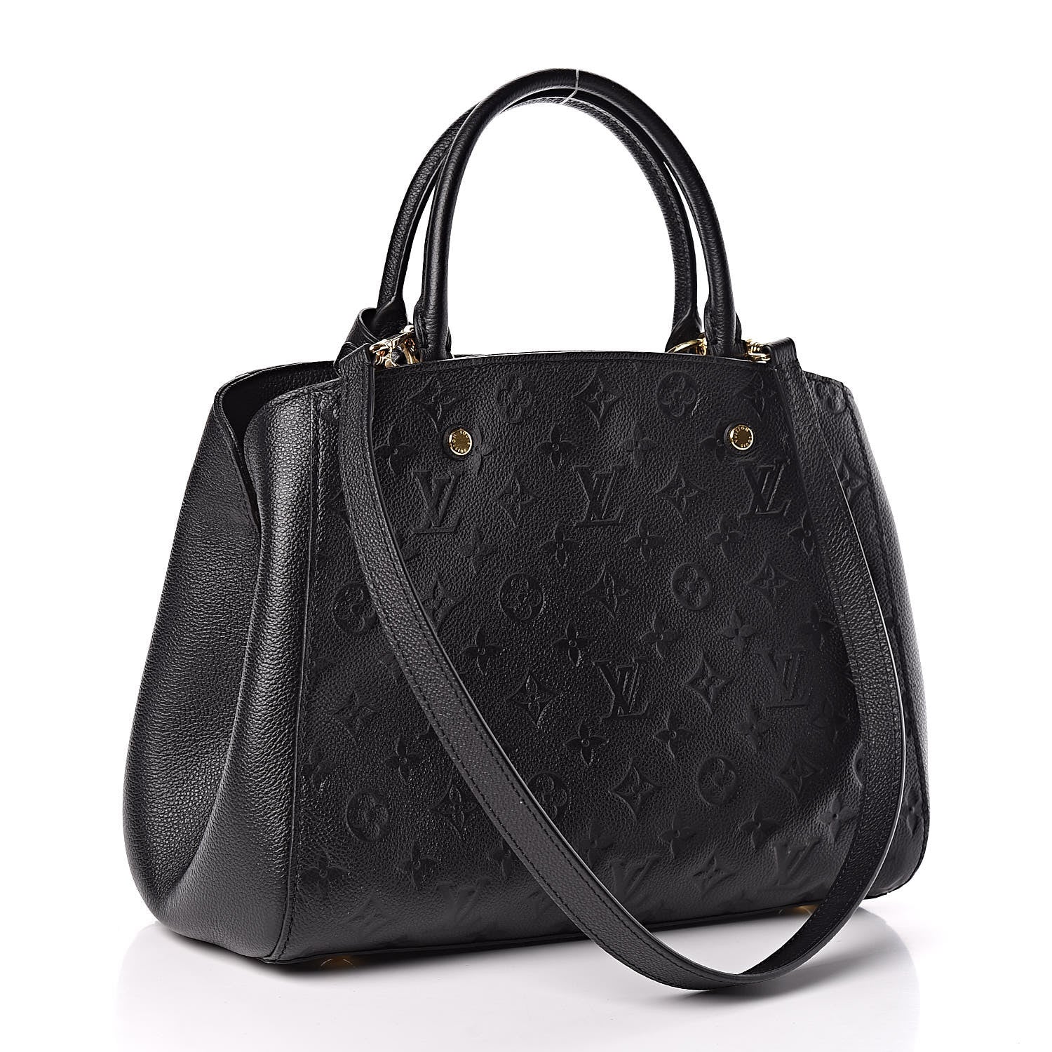 Louis Vuitton Empreinte Montaigne MM Black 3 of 10