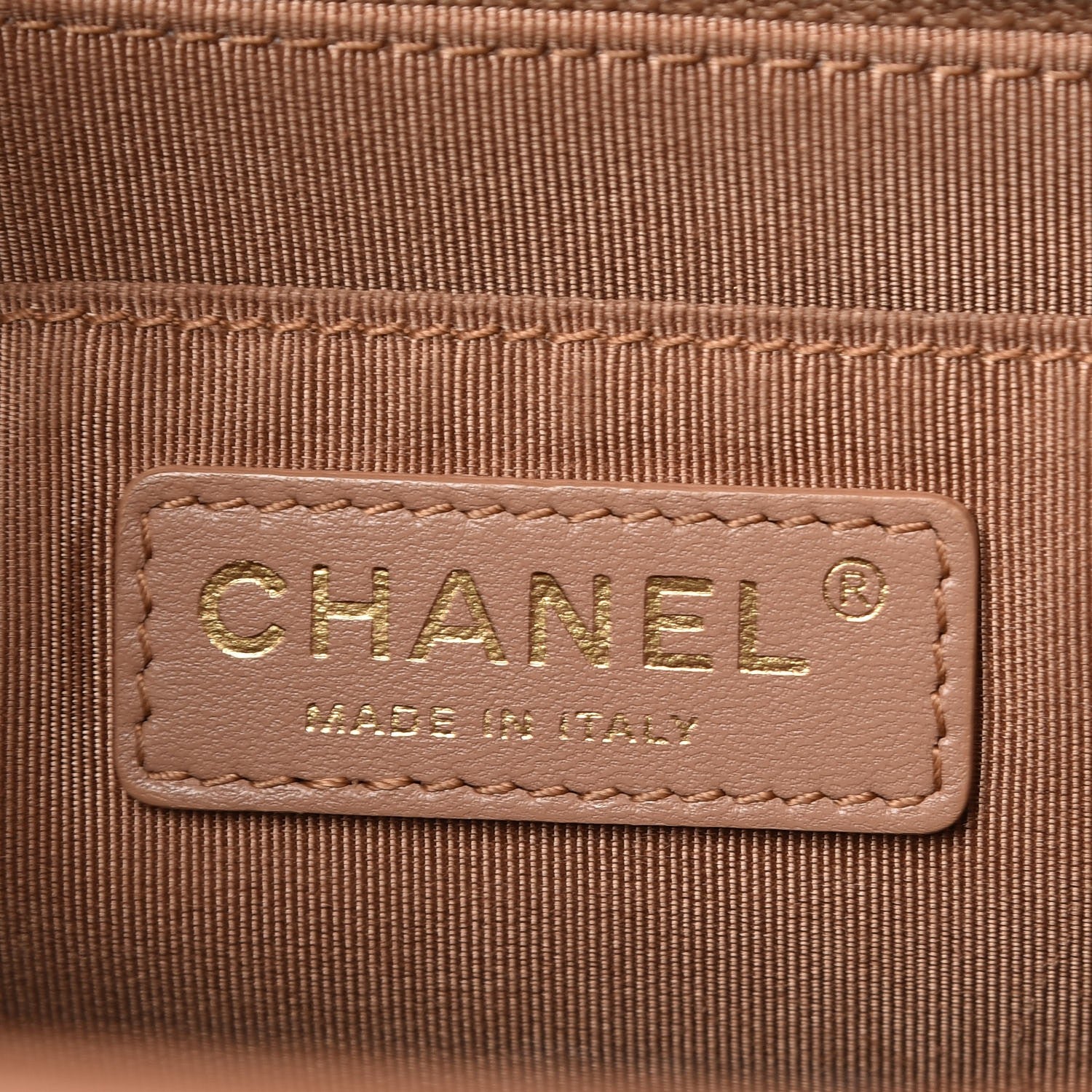 Chanel Calfskin Quilted Large Boy Tote Camel 6 of 14