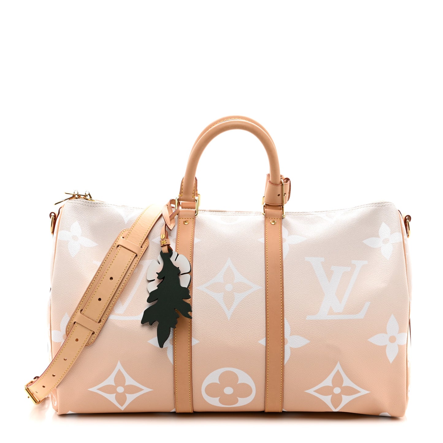 Monogram Giant By The Pool Keepall Bandouliere 45 Brume
