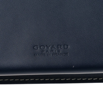 Goyard Goyardine Saint-Lambert Wallet Navy 7 of 8