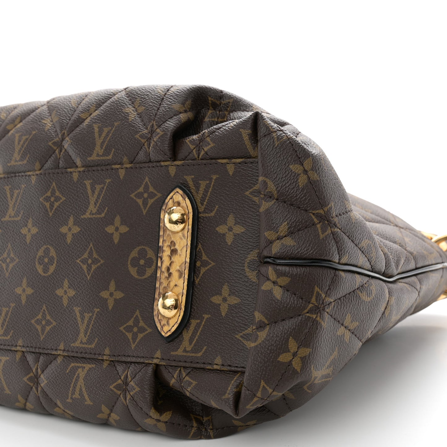 Monogram Python Ostrich Etoile Exotique GM Miel