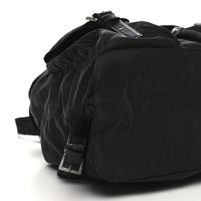 Prada Nylon Vela Medium Backpack Black 8 of 9