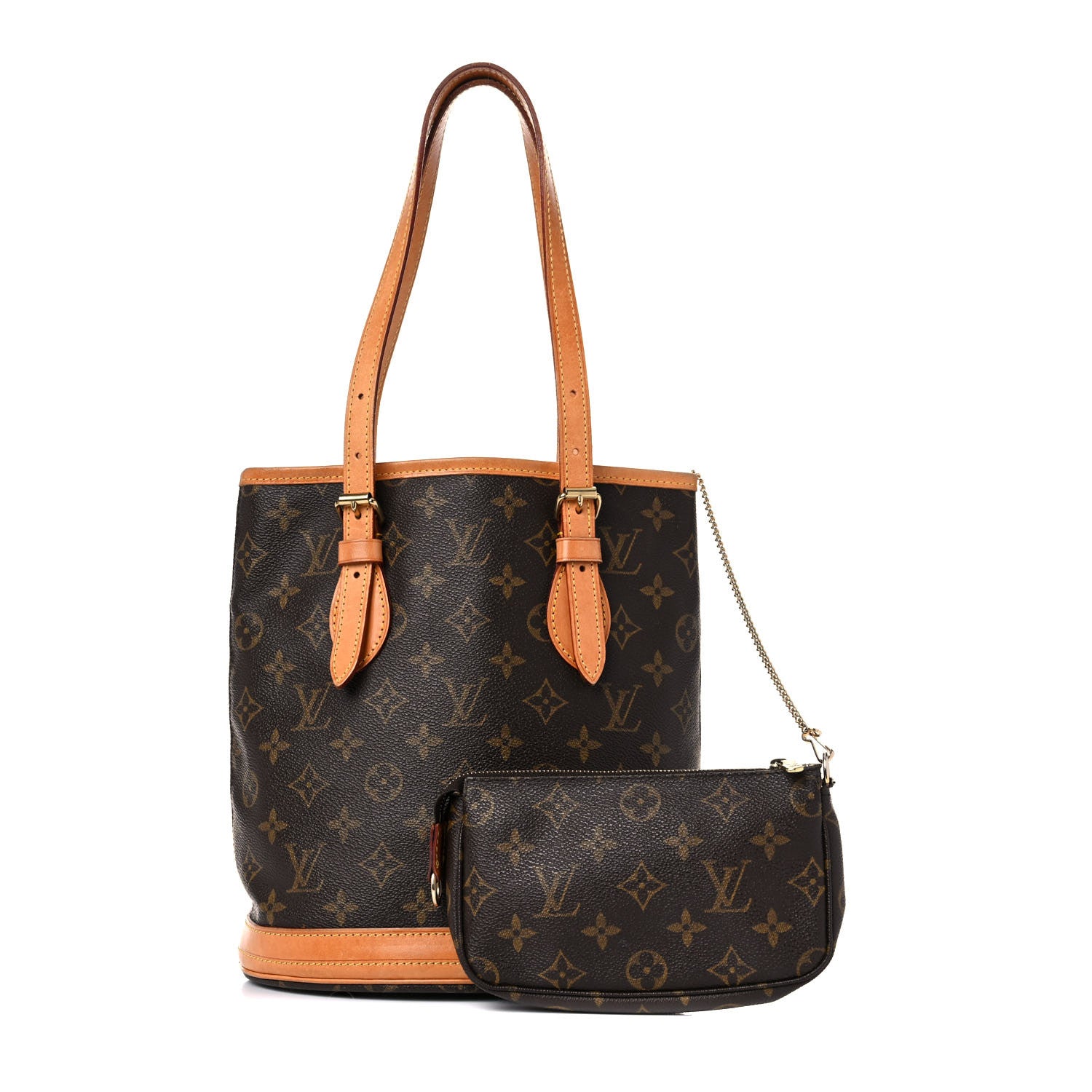 Louis Vuitton Monogram Petit Bucket 23 1 of 29