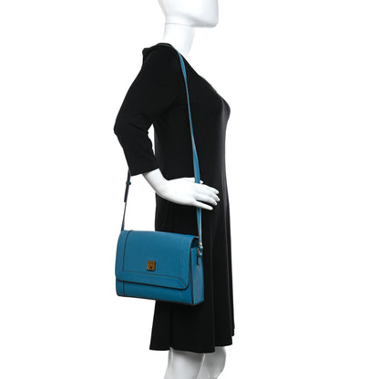 MCM Saffiano Crossbody Bag Blue 2 of 16