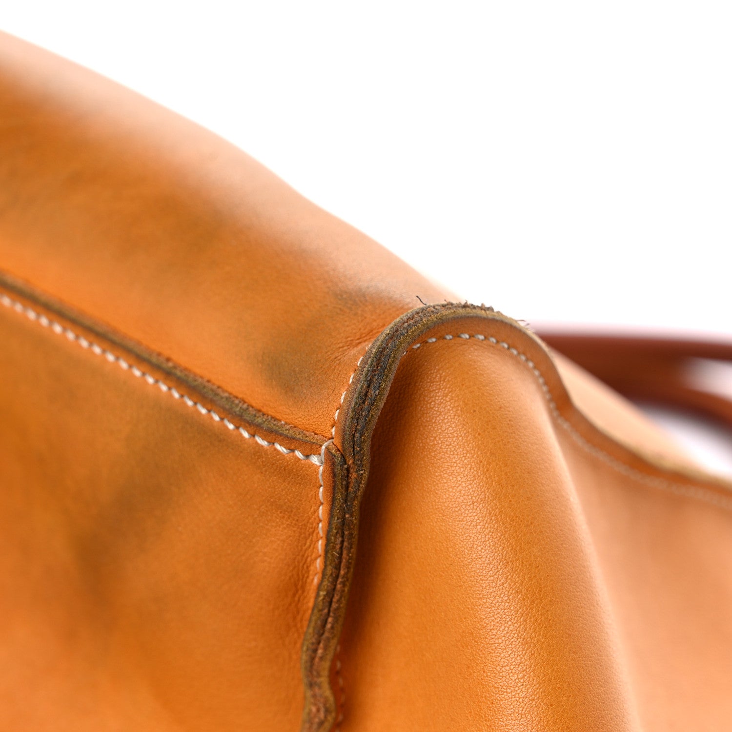 Celine Soft Bare Calfskin Medium Big Bag Dark Yellow 10 of 28