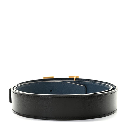 Hermes 135 Togo 32mm H Belt 90 Black Bleu de Prusse 2 of 5