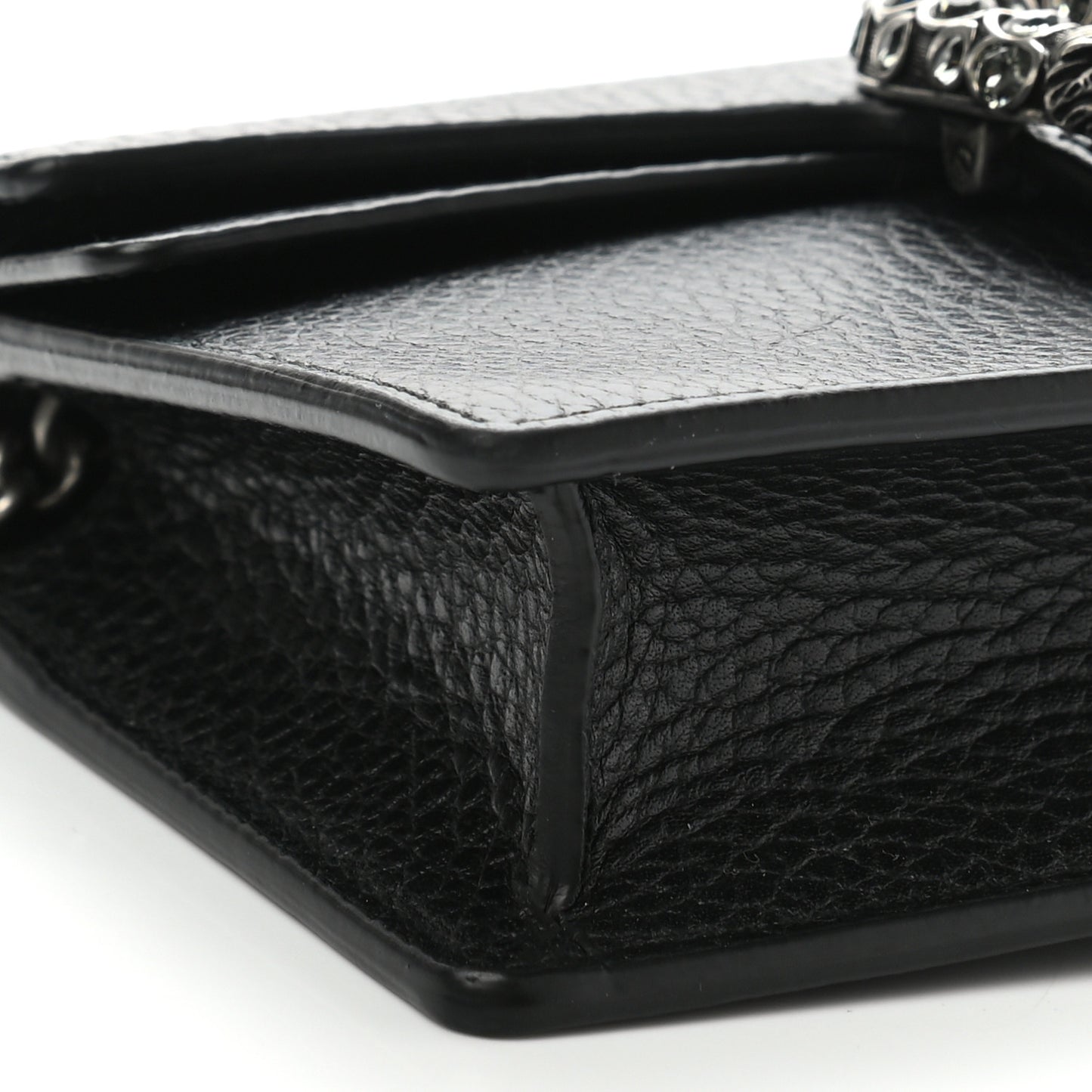 Calfskin Super Mini Dionysus Shoulder Bag Black