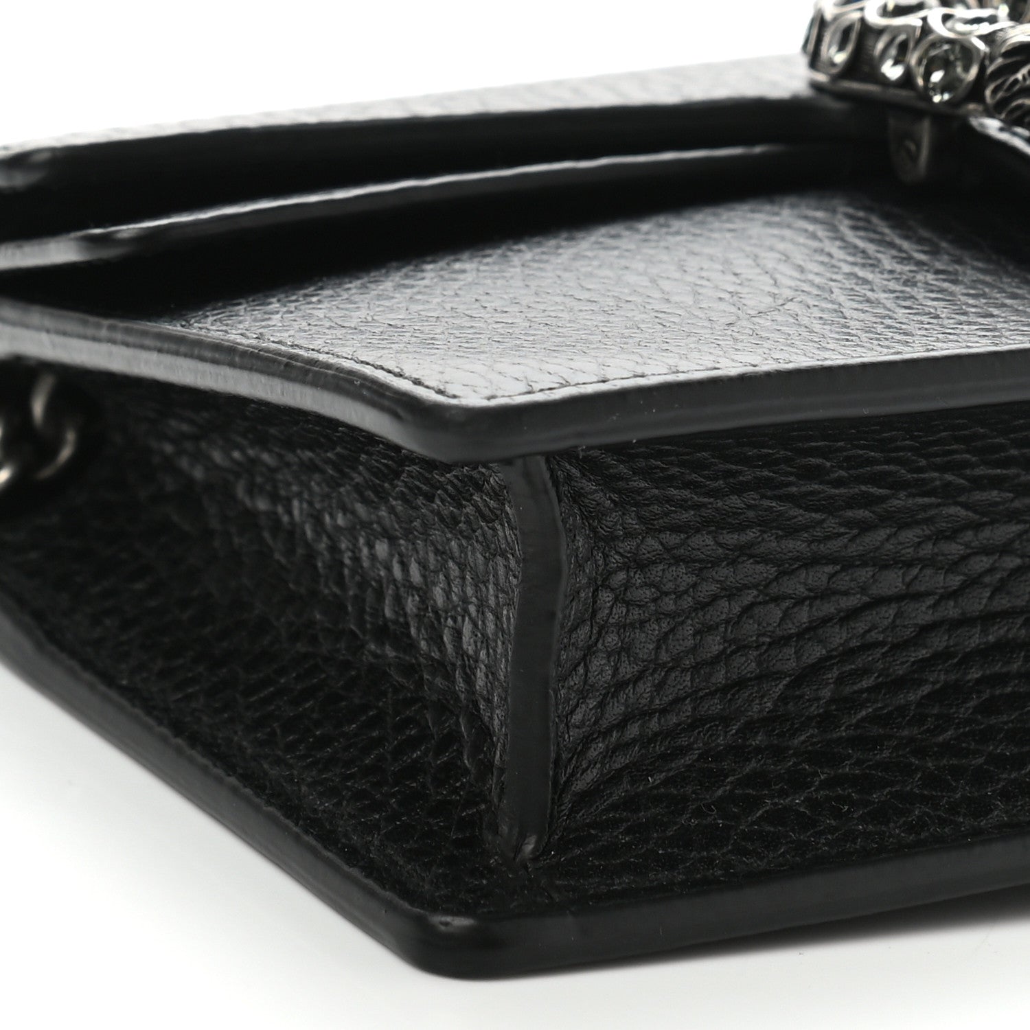 Gucci Calfskin Super Mini Dionysus Shoulder Bag Black 8 of 10