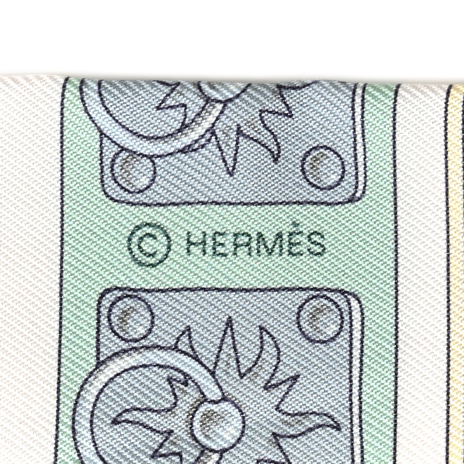 Hermes Silk Colliers De Chiens Twilly Rose Vif Vert De Eau Rose 4 of 6
