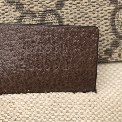 Gucci GG Supreme Monogram Neo Vintage Web Belt Bag Brown 7 of 11