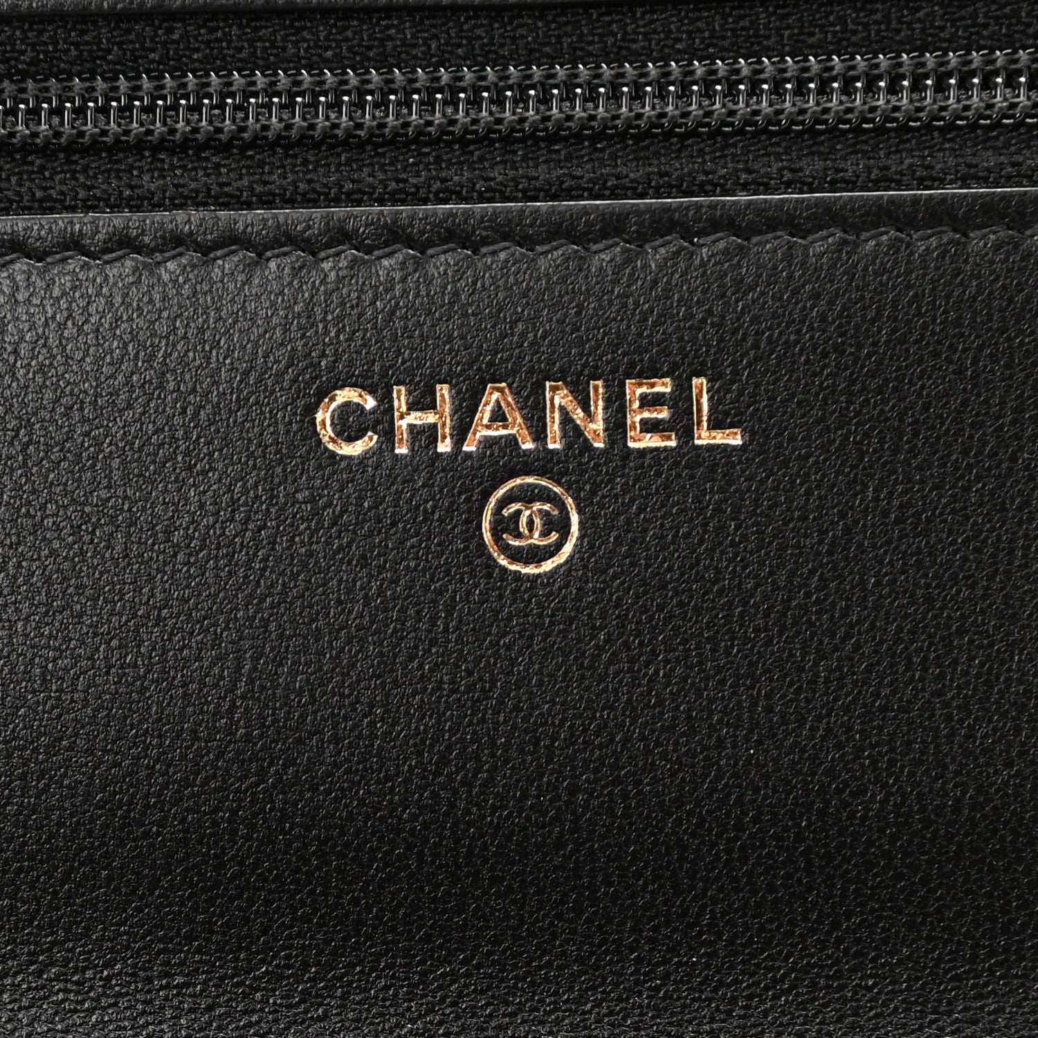 Chanel Lambskin Quilted Trendy CC Wallet On Chain WOC Black 6 of 12