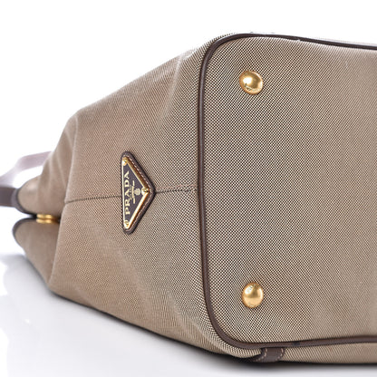 Prada Jacquard Logo Tote Corda Bruciato 8 of 9