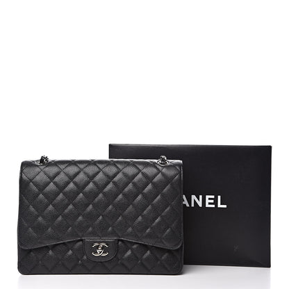 Chanel Caviar Quilted Maxi Double Flap Black 15 of 15