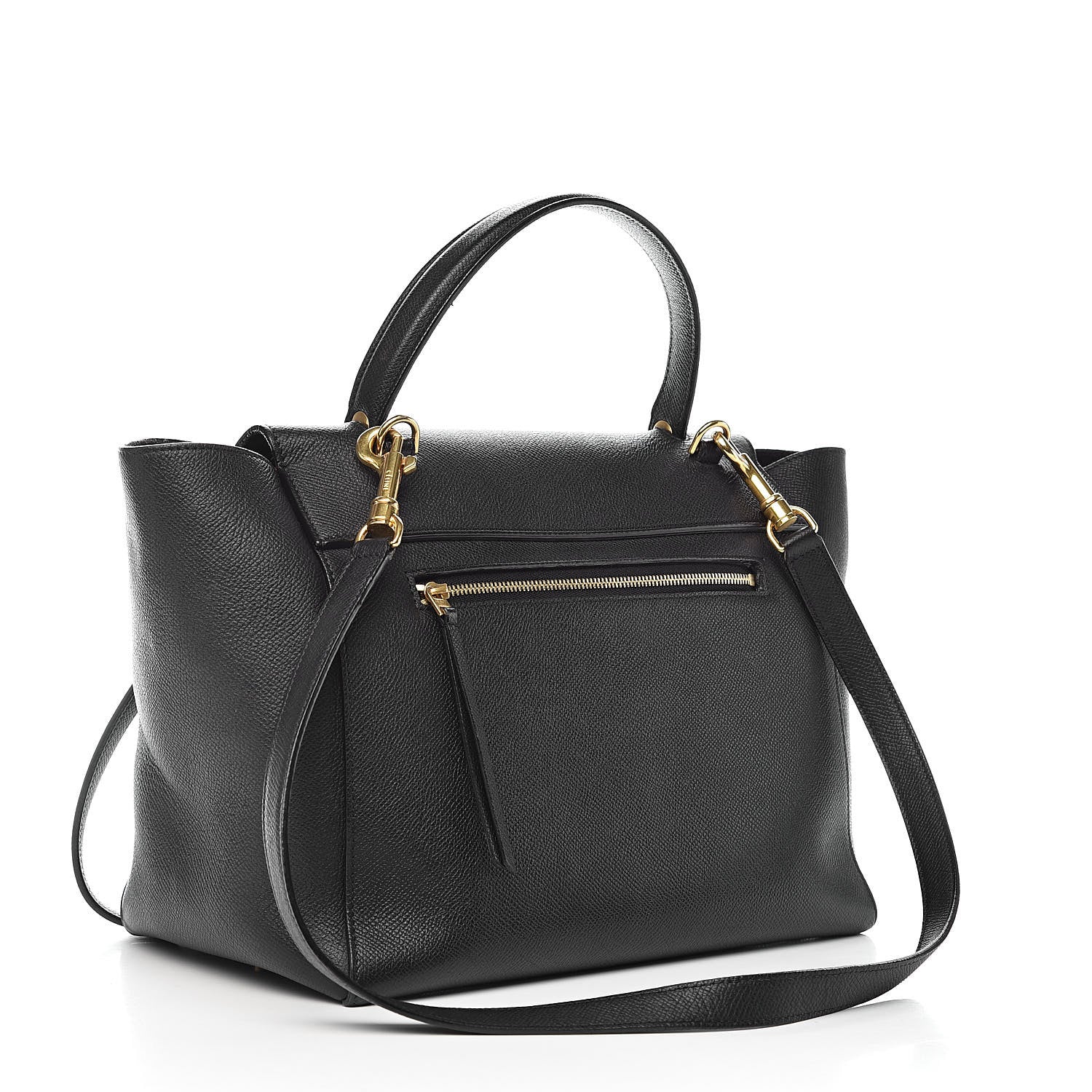 Celine Grained Calfskin Mini Belt Bag Black 3 of 11