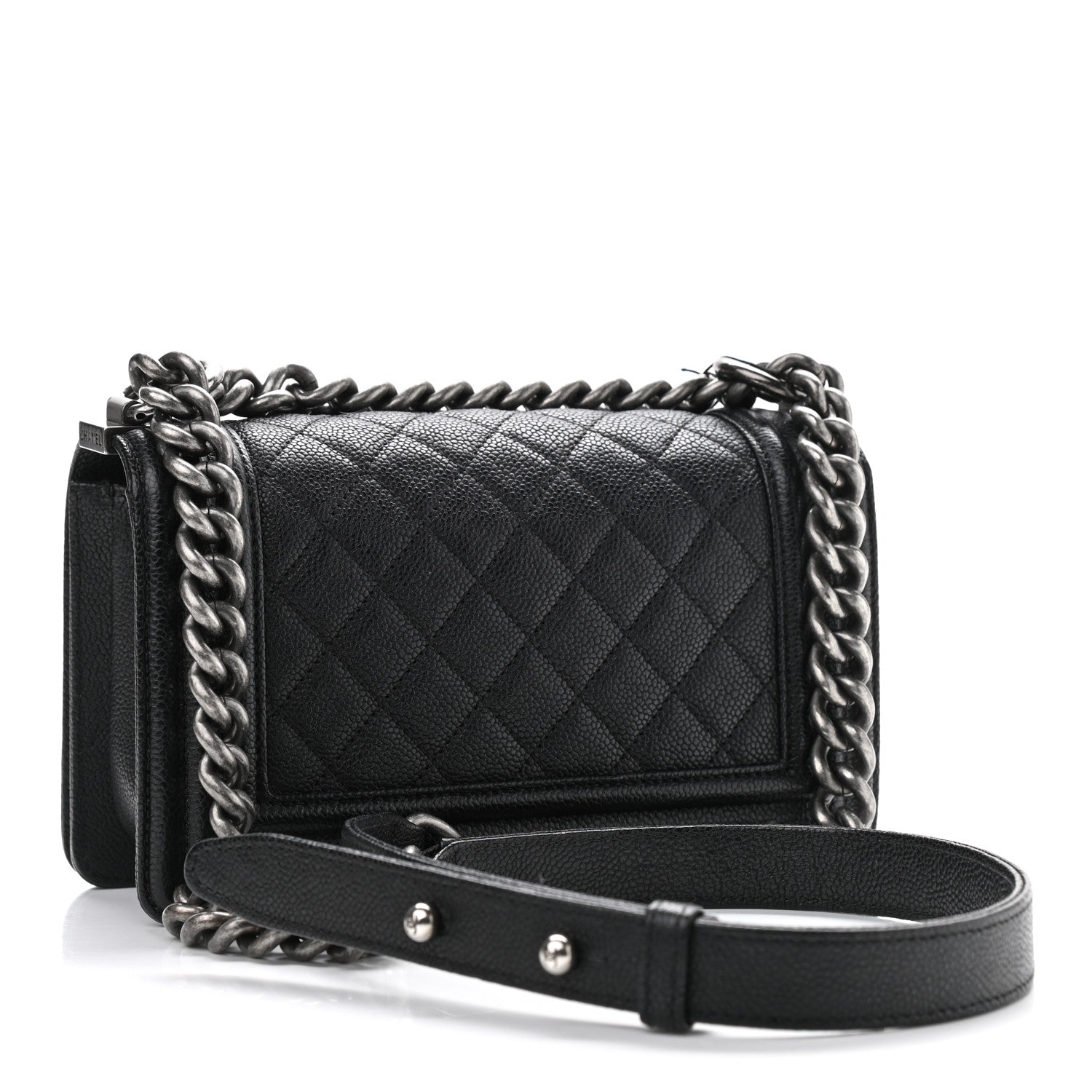 Chanel Caviar Quilted Small Boy Flap Black 3 of 10