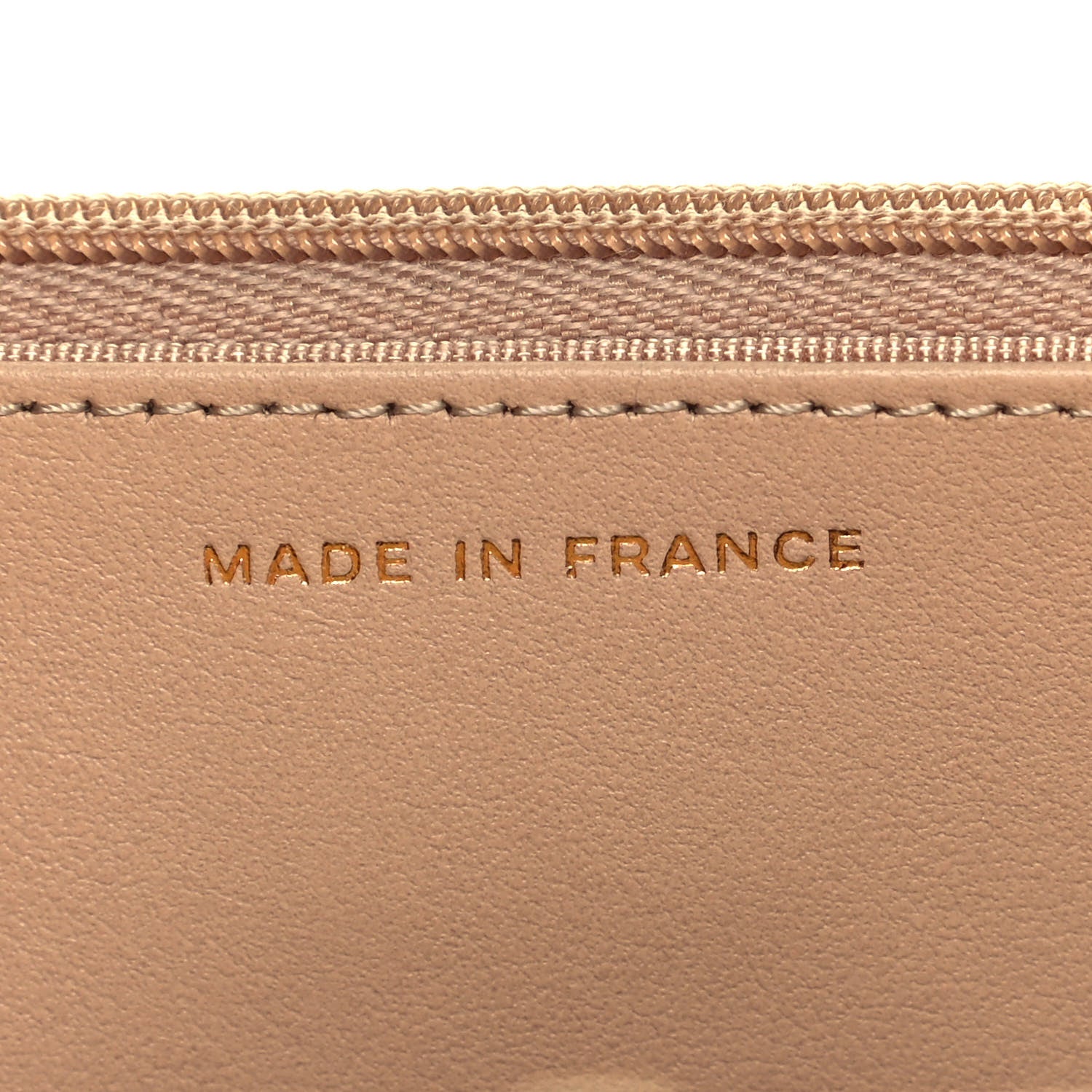Chanel Caviar Quilted Wallet On Chain WOC Beige 7 of 16
