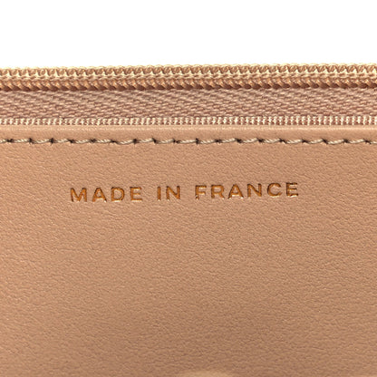 Chanel Caviar Quilted Wallet On Chain WOC Beige 7 of 16
