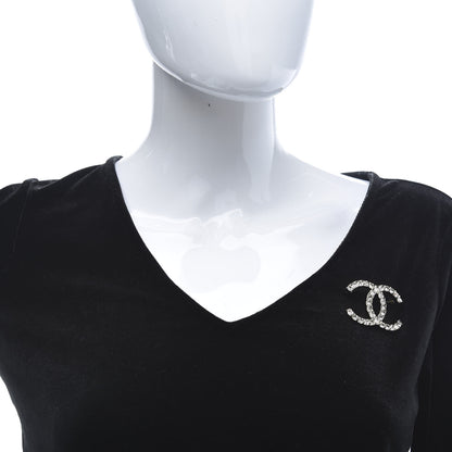 Chanel Baguette Crystal High Society CC Brooch Gold 2 of 5