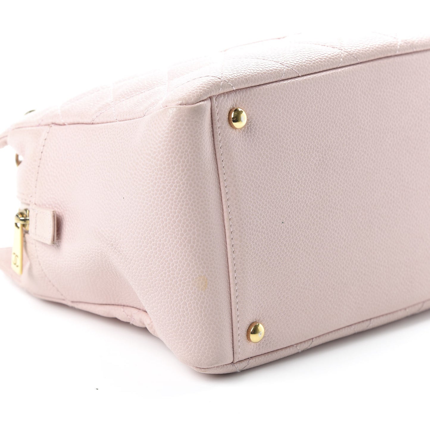 Caviar Quilted Petit Timeless Shopping Tote PTT Pink