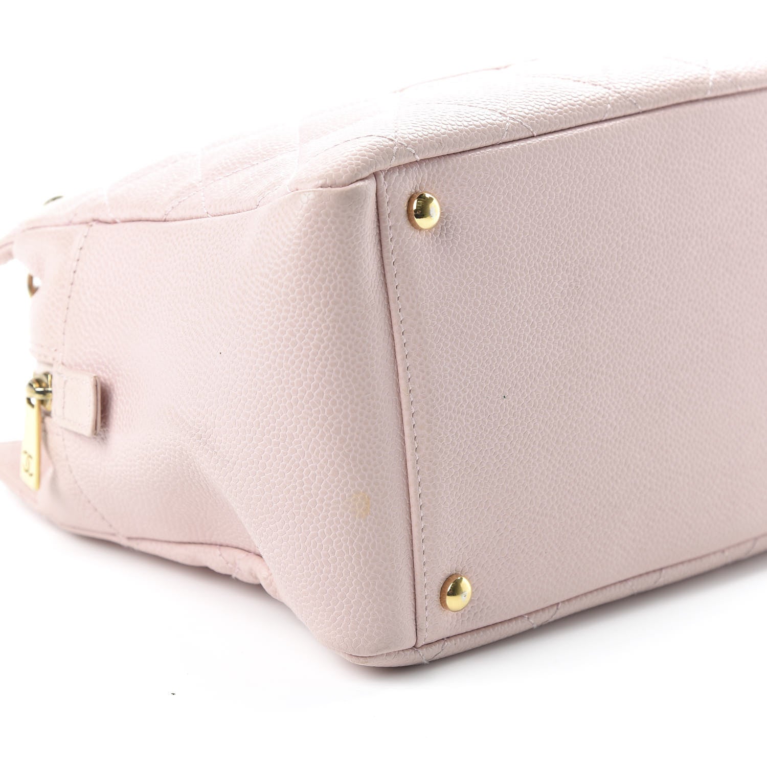 Chanel Caviar Quilted Petit Timeless Shopping Tote PTT Pink 6 of 12