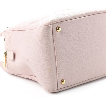 Chanel Caviar Quilted Petit Timeless Shopping Tote PTT Pink 6 of 12
