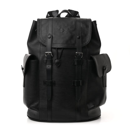 Louis Vuitton Epi Christopher Backpack PM Black 1 of 10