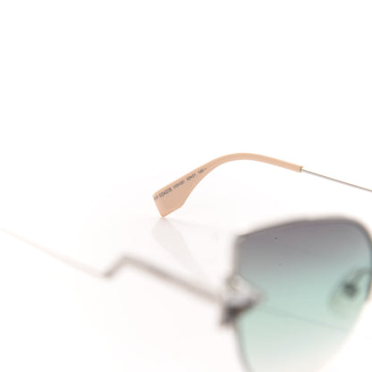 Fendi Metal Crystal Sunglasses FF 0242/S Silver 6 of 7