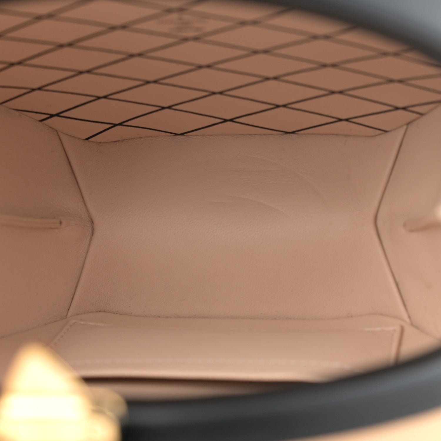 Louis Vuitton Calfskin Petite Boite Chapeau Black Beige 5 of 11