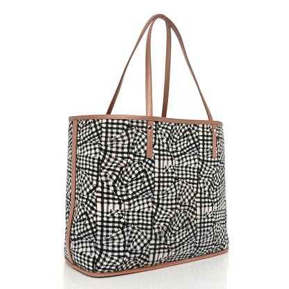 MCM Metallic Visetos Medium Reversible Shopper Tote Champagne Gold 5 of 18