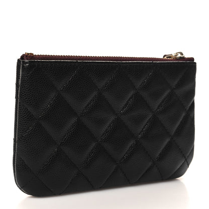 Chanel Caviar Quilted Small Cosmetic Case Black 3 of 8