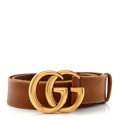 Gucci Faded Calfskin Double G 40mm Belt 85 34 Cuir 1 of 6