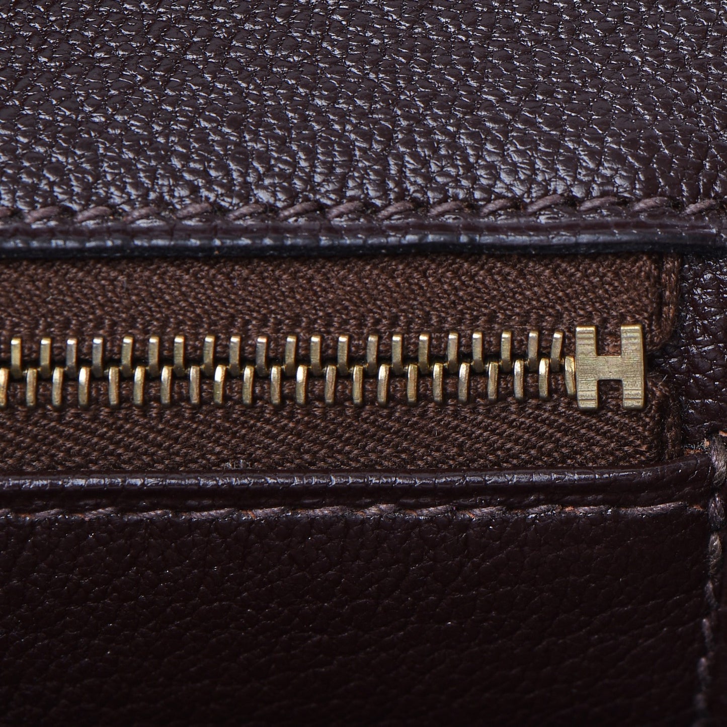 Togo Birkin 35 Chocolate