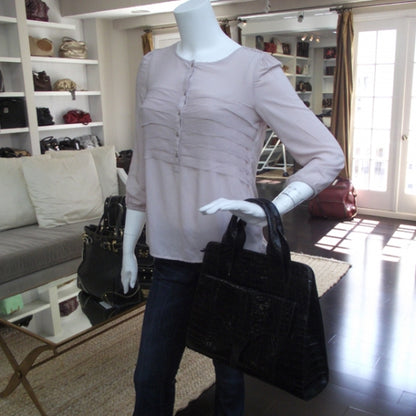 Nancy Gonzalez Crocodile Large Tote Black 2 of 9