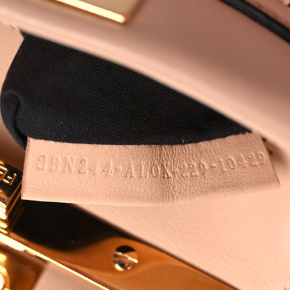 Fendi Vitello Grace Intreccio Mini Peekaboo Iconic Satchel Light Rose 8 of 14