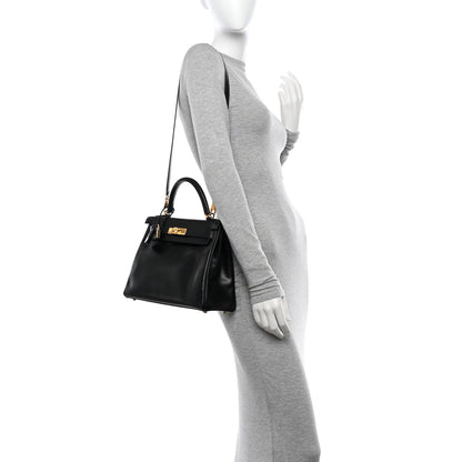 Hermes Box Kelly Retourne 28 Black 2 of 14