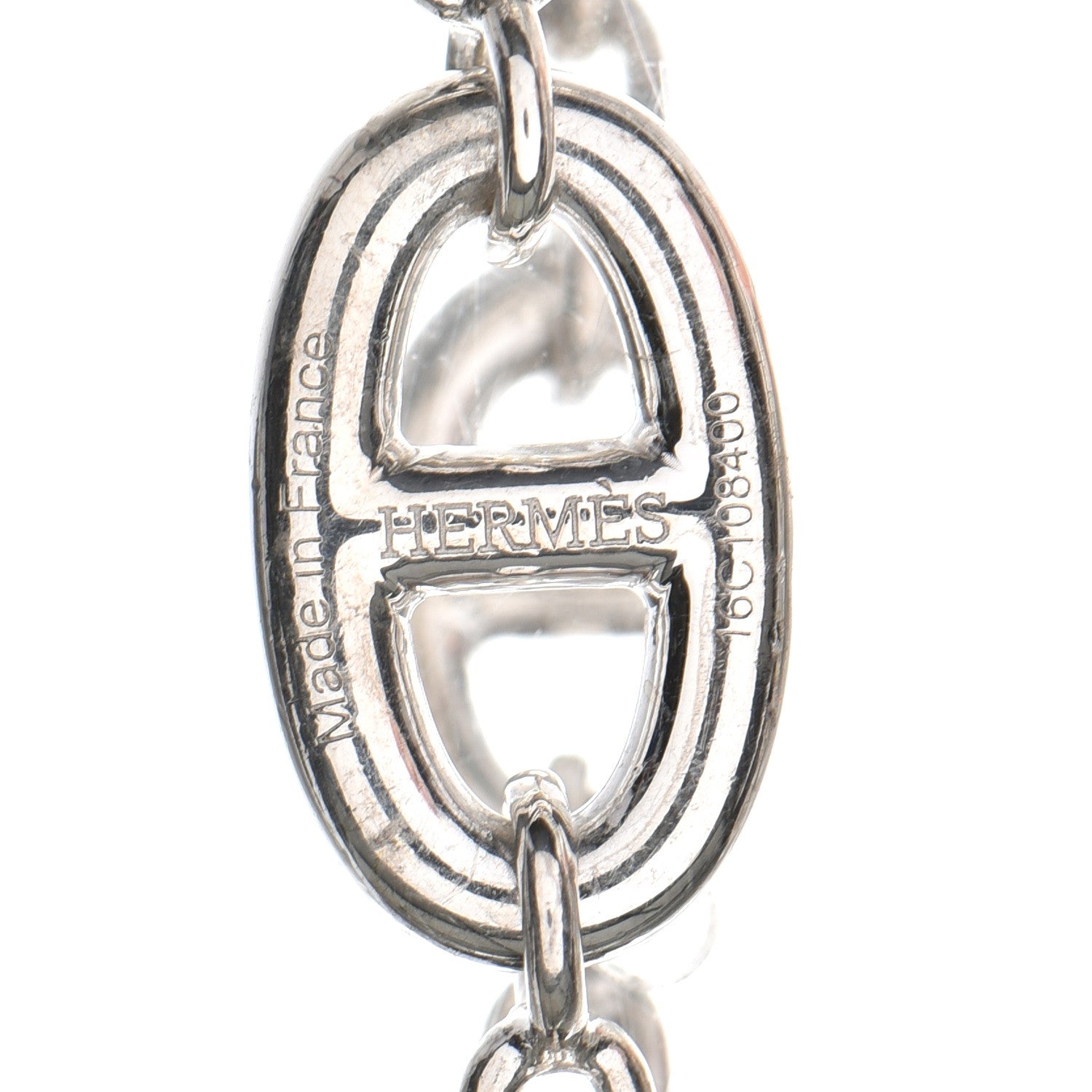 Hermes Sterling Silver Farandole Necklace 160 8 of 10