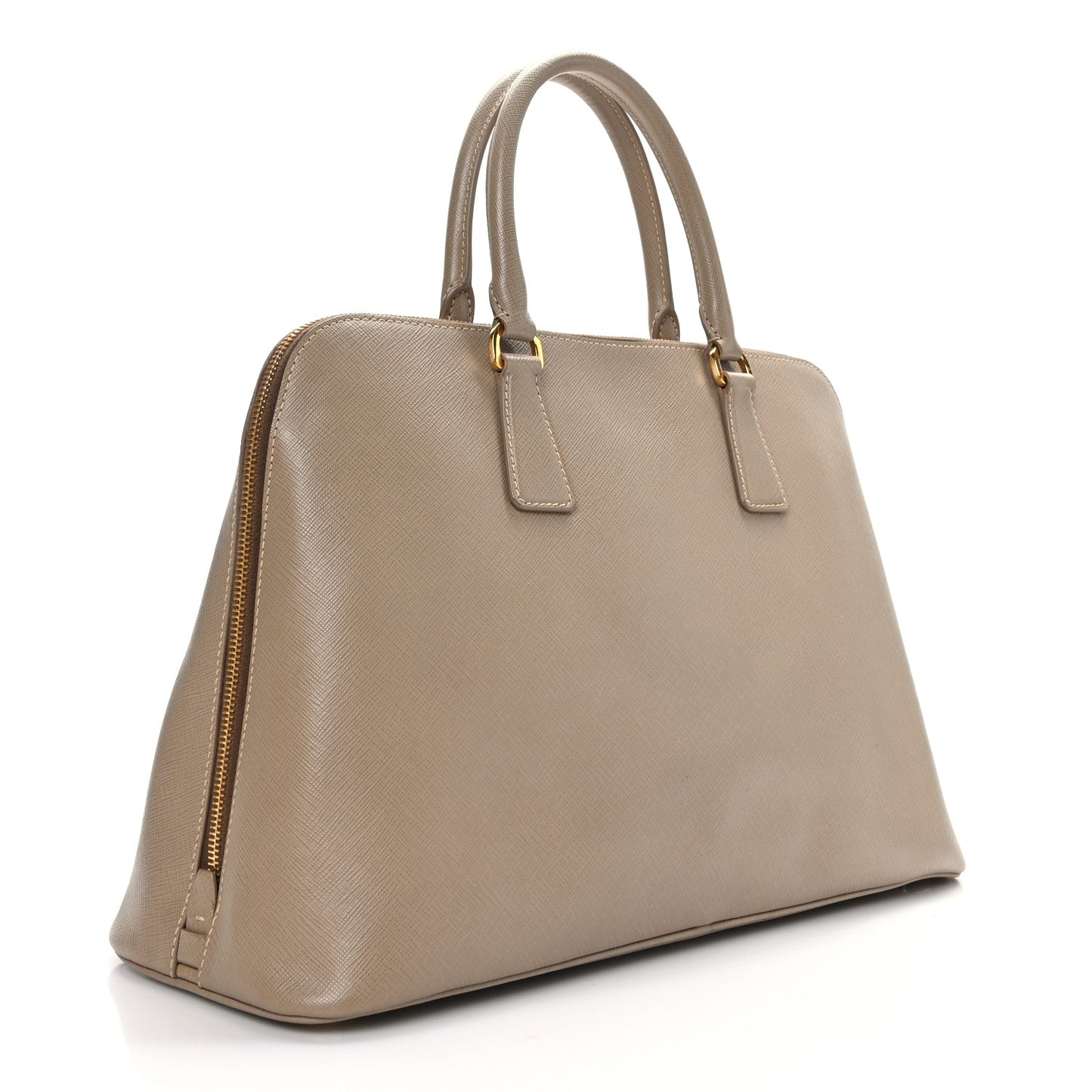 Saffiano Lux Medium Promenade Tote Cammeo