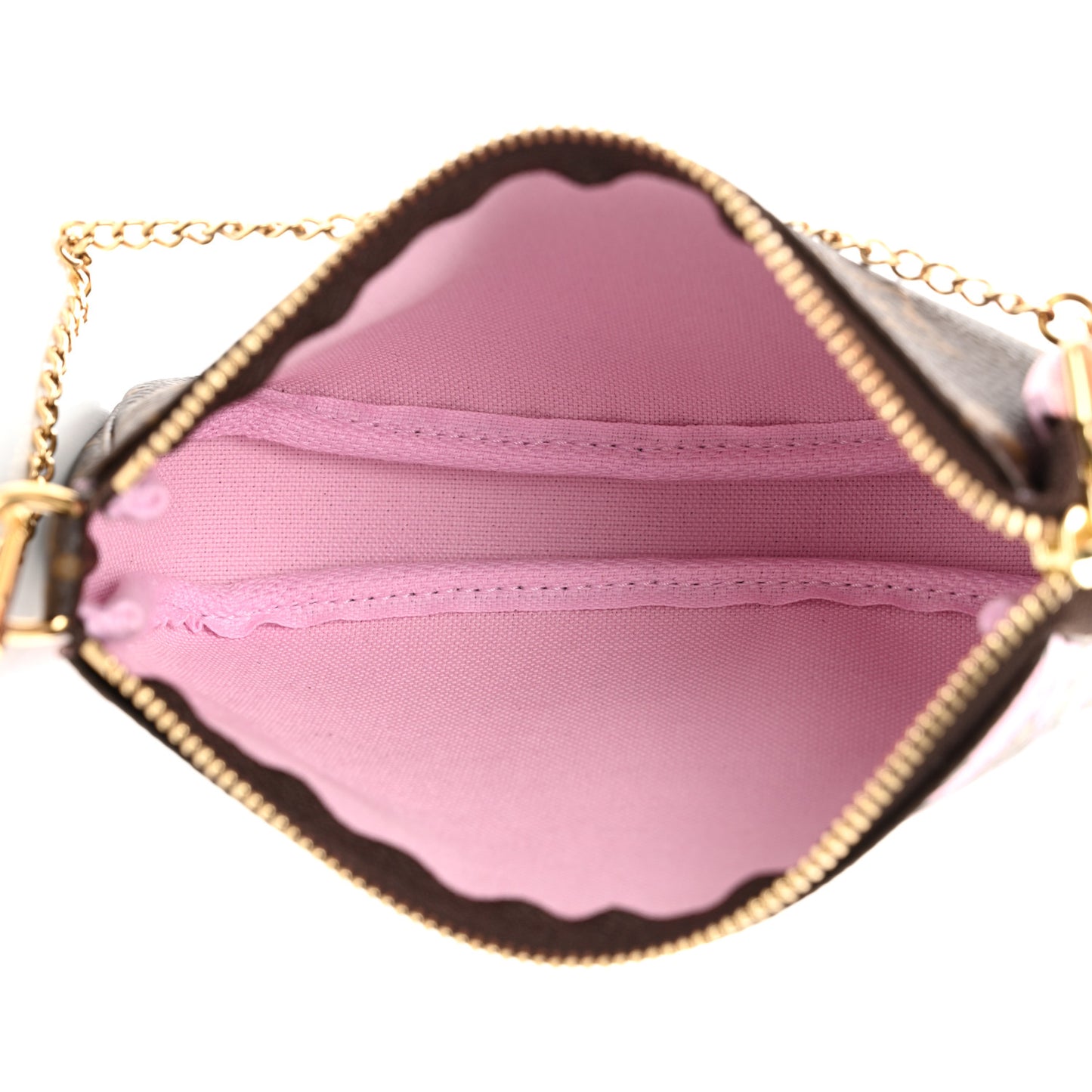 Monogram 2021 Christmas Animation Japanese Garden Mini Pochette Accessories Wisteria Pink