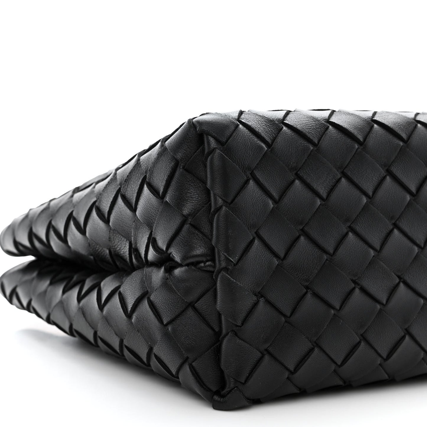Nappa Intrecciato Small Andiamo Shoulder Bag Black