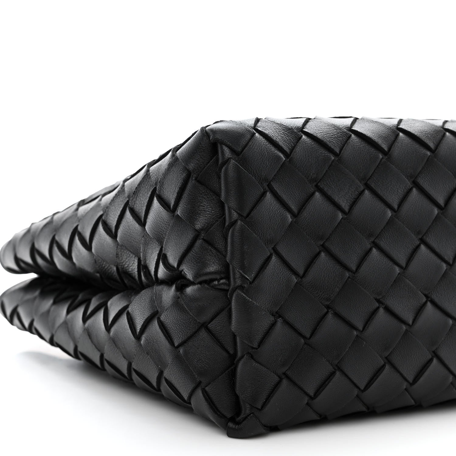 Bottega Veneta Nappa Intrecciato Small Andiamo Shoulder Bag Black 9 of 10