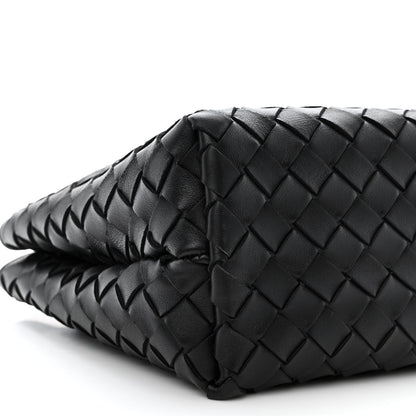 Bottega Veneta Nappa Intrecciato Small Andiamo Shoulder Bag Black 9 of 10