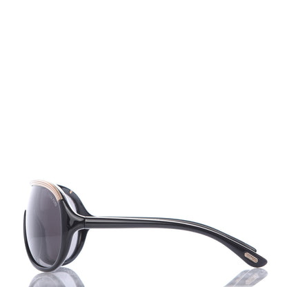 Tom Ford Aviator Farrah Sunglasses TF10 Black 3 of 8