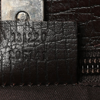 Gucci GG Plus Monogram Small Vertical Tote Dark Brown 7 of 11