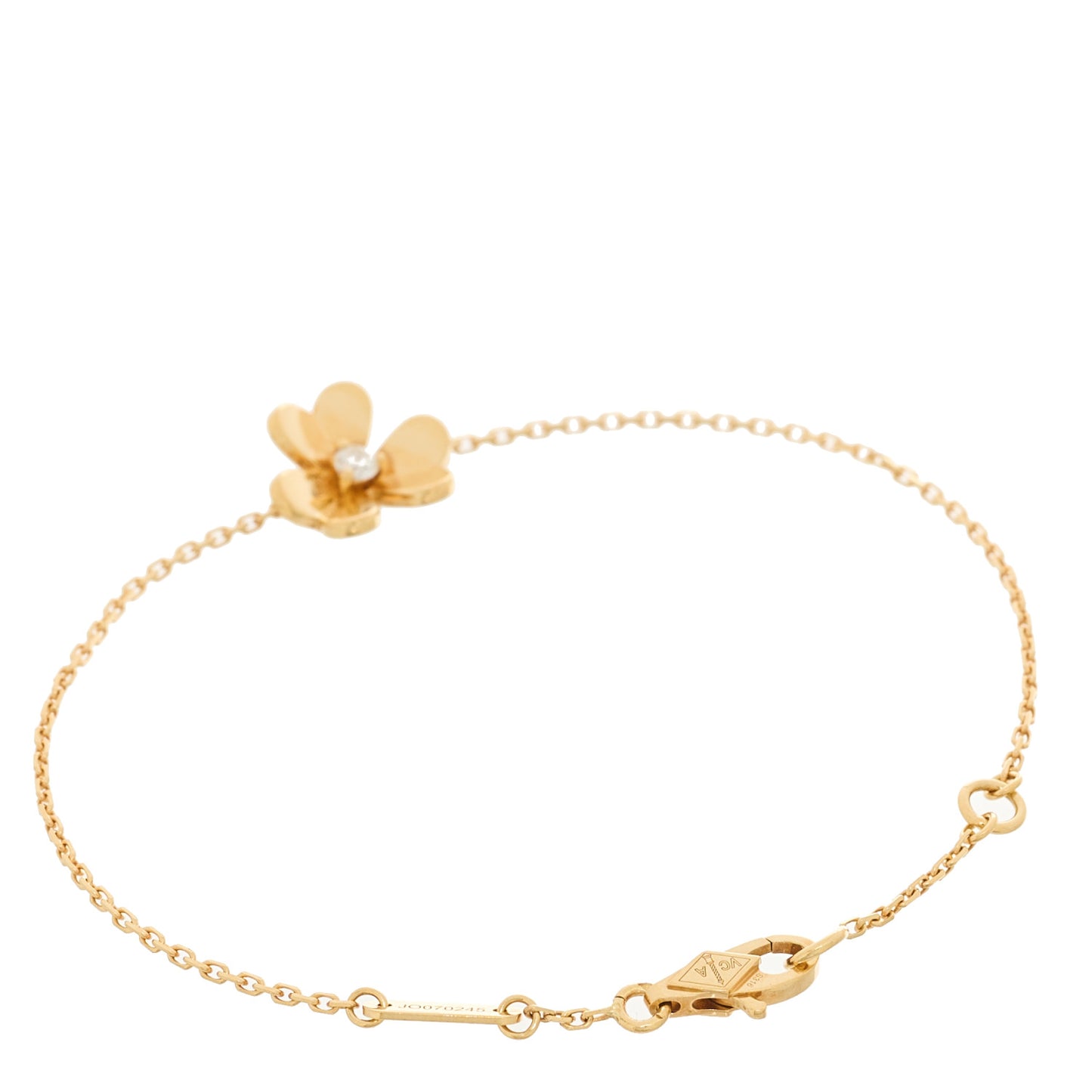 18K Yellow Gold Diamond Mini Frivole Bracelet