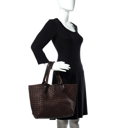 Bottega Veneta Nappa Intrecciato Mini Cabat Ebano 2 of 11