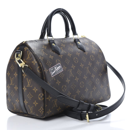Louis Vuitton Monogram My World Tour Speedy Bandouliere 30 Black 3 of 10