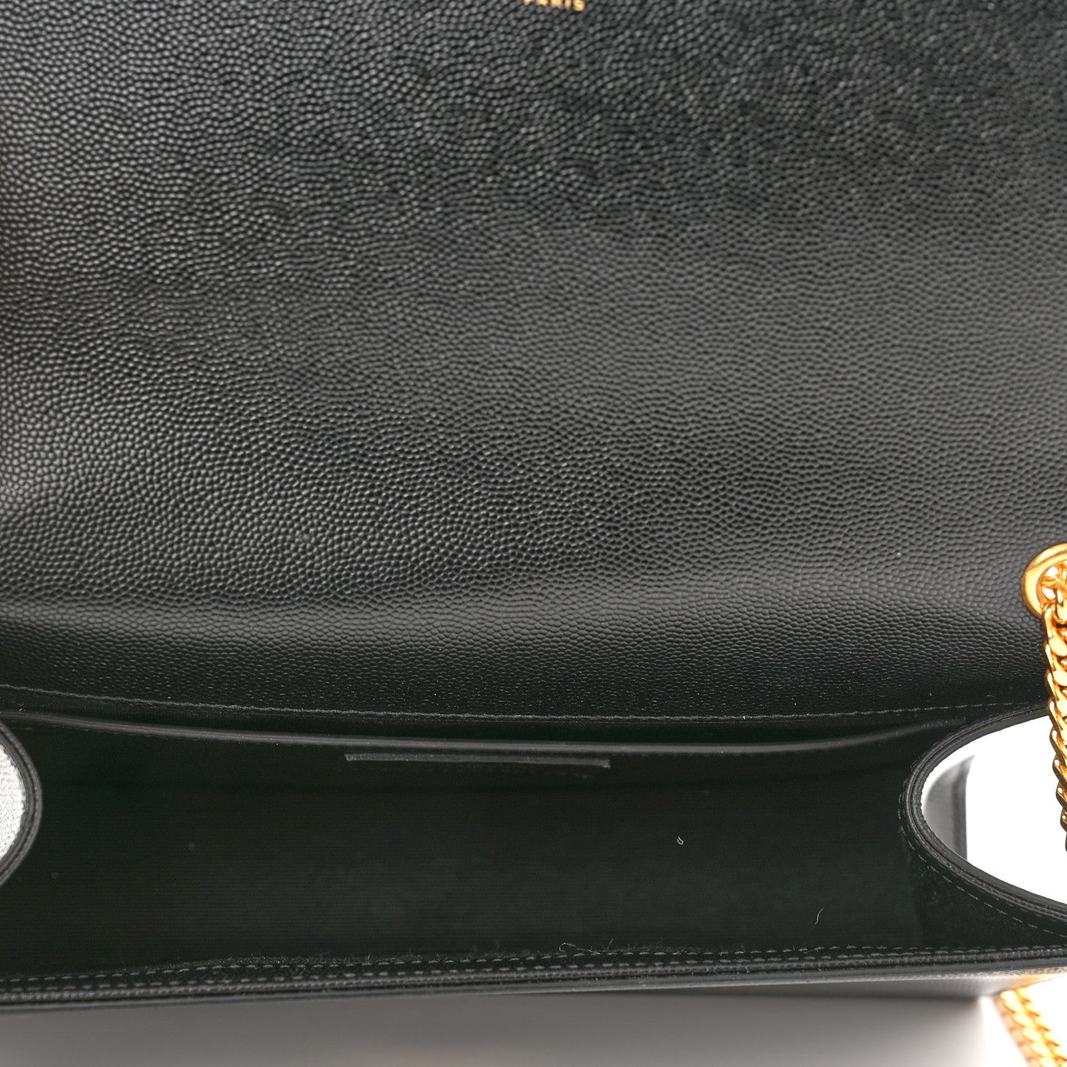 Saint Laurent Grain De Poudre Medium Classic Monogram Kate Satchel Black 5 of 11