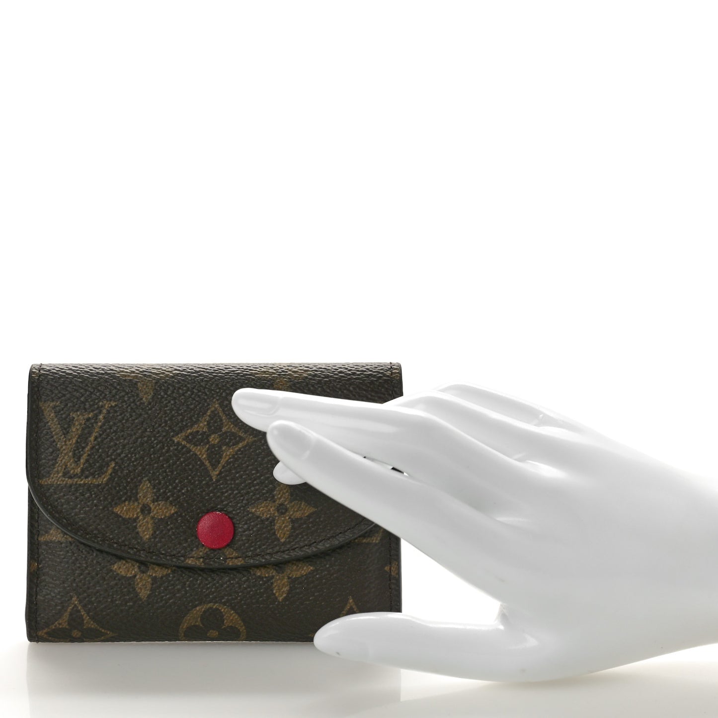 Monogram Rosalie Coin Purse Fuchsia