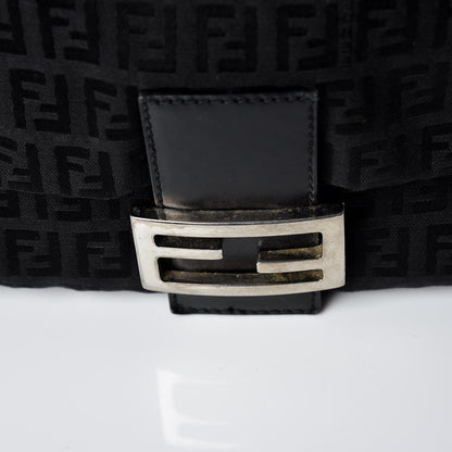Fendi Zucchino Forever Mama Baguette Black 15 of 16
